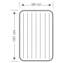 Cama de Aire Dura-Beam Standard con Bomba 99x191x30 cm Intex 64116NP