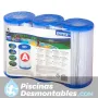 Pack 3 Cartuchos Filtro Intex Tipo A 56902
