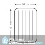 Cama de Aire Dura-Beam Standard 99x191x25 cm Intex 64101