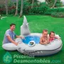 Piscina Hinchable Spray Tiburon 229x226x107 cm 57433