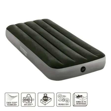 Cama Aire Jr.Twin Dura Beam Downy 76x191x25 cm Intex 64760
