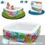 Piscina Hinchable Acuario Transparente 159x159x50 Intex 57471
