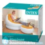 Sillón con Reposapiés Hinchable Intex Naranja 75848