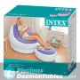 Sillón con Reposapiés Hinchable Intex Violeta 75850