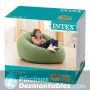 Sillón Verde Beanless Bag Club 124x119x76 cm Intex 68576