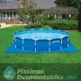Piscina Intex Metal Frame 457x107 cm Set Completo 28234