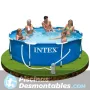 Piscina Intex Metal Frame 457x91 cm Set Completo 54942