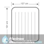 Cama Aire Pillow Rest 137x191x23 cm Intex 66780
