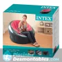 Sillón Hinchable 112x109x69 cm Rosa 75852