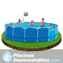 Piscina Intex Metal Frame 457x122 cm Set Completo 54946