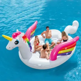 Hinchable Gigante Isla Unicornio Party 503x335x173 cm Intex 57266EU