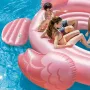 Hinchable Gigante Isla Mega Party Flamingo 358x315x163 cm Intex 57297EU