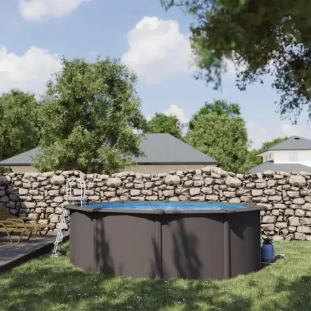 Piscina Gre Antracita 460x132 KITPR458GY