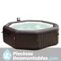 Purespa Octogonal Jets Marron Beig 216x71 Intex 55019