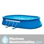 Piscina Intex Oval Frame 610x366x122 cm Set Completo 26194