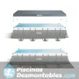 Piscina Intex Rectangular Ultra Frame 549x274x132 cm 26352