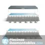 Piscina Intex Rectangular Ultra Frame 732x366x132 cm 26362