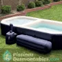 Purespa Burbujas con Piscina 386x183x71 Cobalto Intex 28492