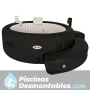 Banco Hinchable PureSpa Redondo Cafe 193x69x34 Intex 28508