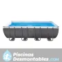 Piscina Intex Rectangular Ultra Frame 549x274x132 cm 26352