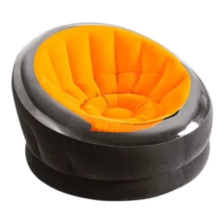 Sillón Hinchable Empire Naranja 112x109x69 cm Intex 75851