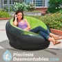 Sillón Hinchable Empire Verde 112x109x69 cm Intex 75853