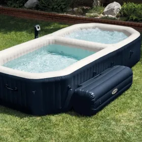 Purespa Burbujas con Piscina 386x183x71 Cobalto Intex 28492