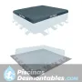 Piscina Intex Prisma Frame Cuadrada 427x427x107 cm 26764NP