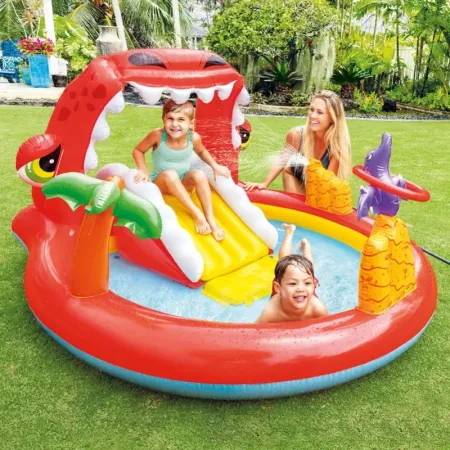 Centro de Juegos Happy Dino 196x170x107 cm Intex 57163NP