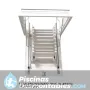 Escalera Escamoteable Metálica LX Lacáda para Buhardillas