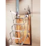 Escalera Escamoteable de Tijera Metálica ZX para Pared