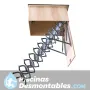 Escalera Escamoteable de Tijera Metálica ZX para Terrazas