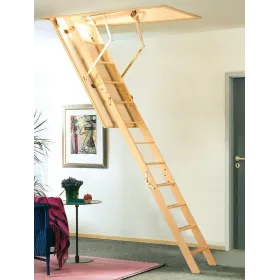 Escalera Escamoteable de Madera Cadet 3 ISO para Buhardillas