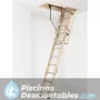 Escalera Escamoteable de Madera Cadet 3 ISO para Buhardillas