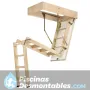 Escalera Escamoteable de Madera Cadet 3 ISO para Buhardillas