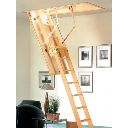 Escalera Escamoteable de Madera Cadet 2 ISO para Buhardillas