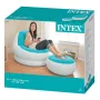 Sillón con Reposapiés Hinchable Intex Azul 75849