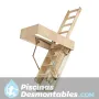 Escalera Escamoteable de Madera Cadet 2 ISO para Buhardillas
