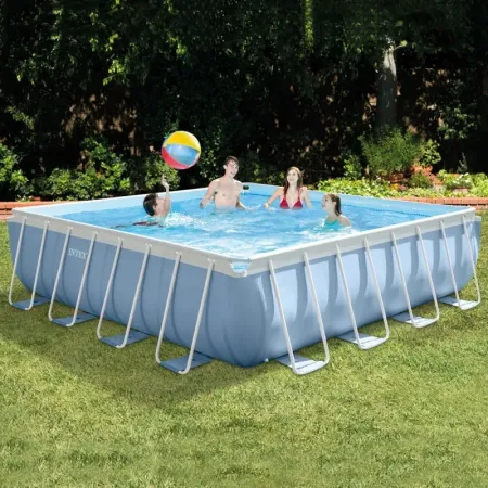 Piscina Intex Prisma Frame Cuadrada 427x427x107 cm 26764NP