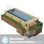 Piscina Urbaine 600x250x133 cm Procopi