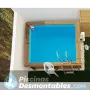 Piscina Weva Carré 353x353x120 cm Procopi