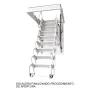 Escalera Escamoteable Metálica LX Lacáda para Buhardillas