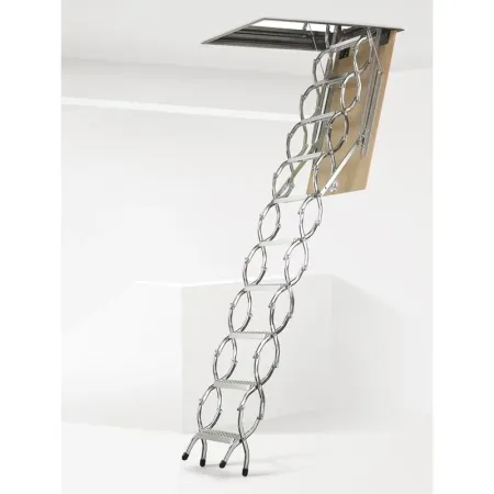 Escalera Escamoteable de Tijera Metálica ZX para Techos