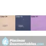 Silla de playa con 7 posiciones y cabezal compact