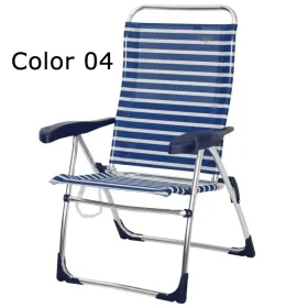 Silla de playa alta de Nytexline con asa incorporada