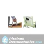Silla de playa alta de Nytexline con asa incorporada