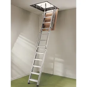 Escalera Escamoteable Metálica PK 4 para Buhardillas