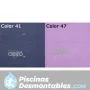 Silla cama de playa con 7 posiciones de multifibra y asa incorporada