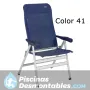 Sillón compact de respaldo extensible con 7 posiciones y multifibra