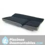 Cama air deluxe con reposabrazos de aluminio con 7 posiciones